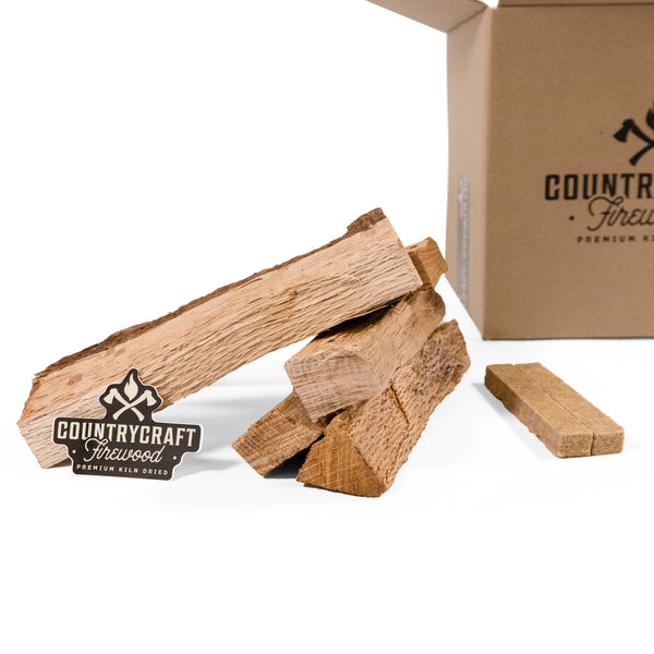 8 Inch Red Oak Cooking Wood - for Pizza Ovens, BBQs, Grills & Smokers