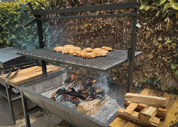 Firewood grill best sale